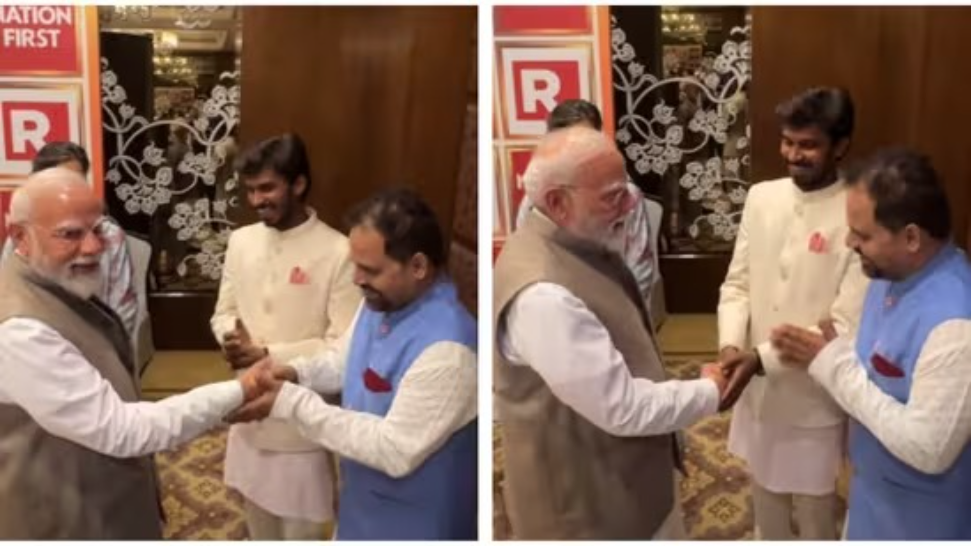 PM Narendra Modi Meets Panchayat Stars Binod and Bhushan, Shared Wholesome Instagram Reel Set to Show’s Hit Theme Song Goes Viral